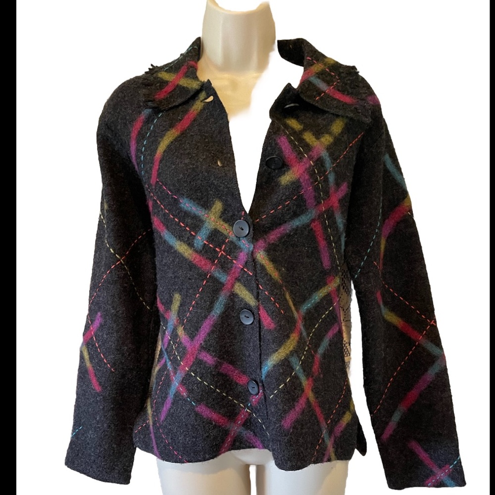 Talbots Button Up Jacket Size Petite Small - image 2